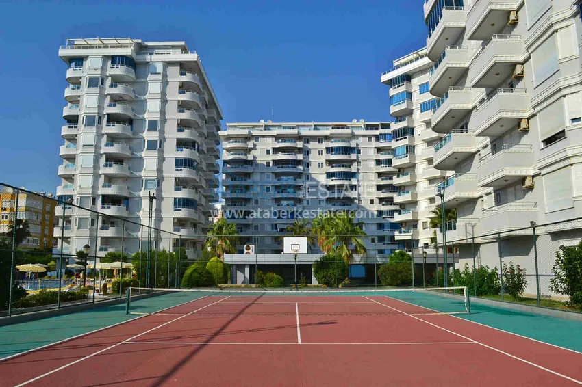 Two-bedroom apartment with furniture on the beachfront in Tosmur - suitable for residence permit 20 