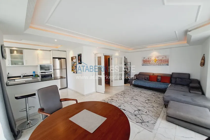 Purchase Two-bedroom apartment with furniture on the beachfront in Tosmur - suitable for residence permit 3 