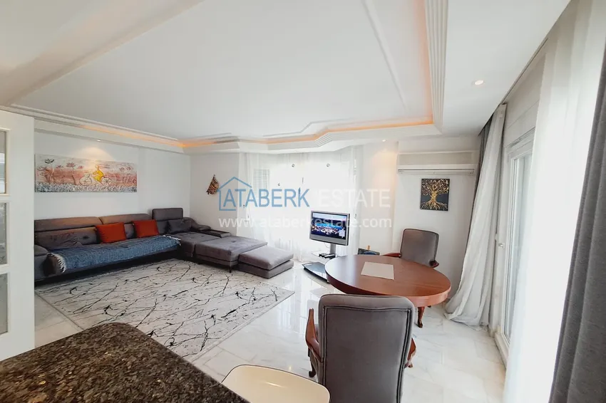 Purchase Two-bedroom apartment with furniture on the beachfront in Tosmur - suitable for residence permit 4 