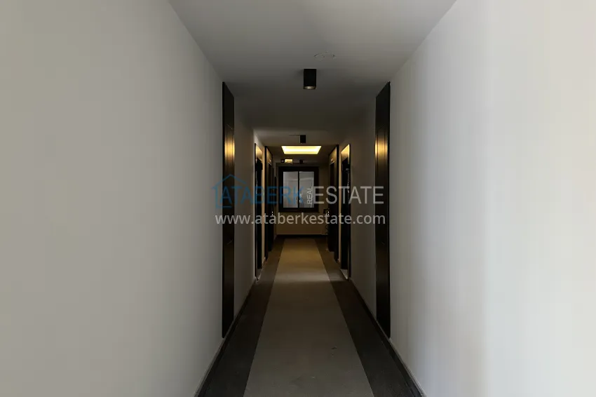 Modern 1+1 apartment with panoramic views in the heart of Mahmutlar - just 120 meters from the beach. 13 