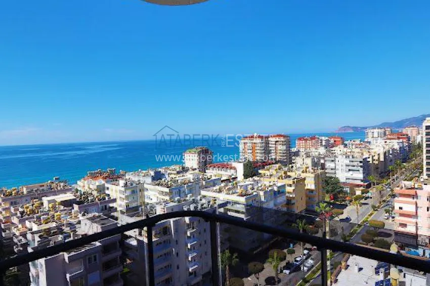 Purchase Modern 1+1 apartment with panoramic views in the heart of Mahmutlar - just 120 meters from the beach. 12 