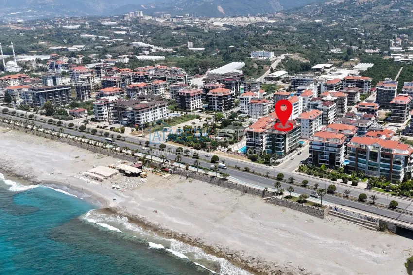 Apartment with direct sea view and citizenship opportunity - Alanya, Kestel 7 