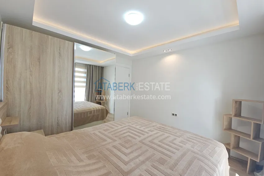 Purchase 1+1 apartment with furniture and mountain views in a luxury complex — Alanya, Mahmutlar 10 