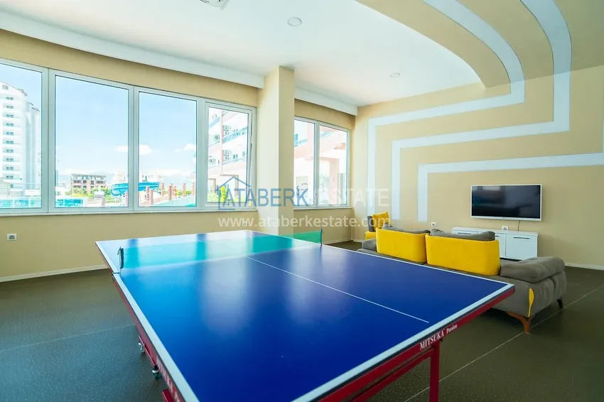 Apartment in Mahmutlar, one bedroom apartment with furniture and open mountain view 14 