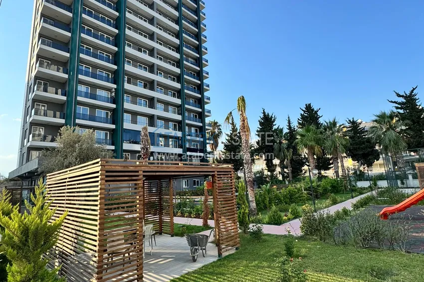 1+1 apartment with sea view and quality finishes - Mersin, Tezje district 1 