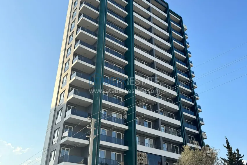 1+1 apartment with sea view and quality finishes - Mersin, Tezje district 2 