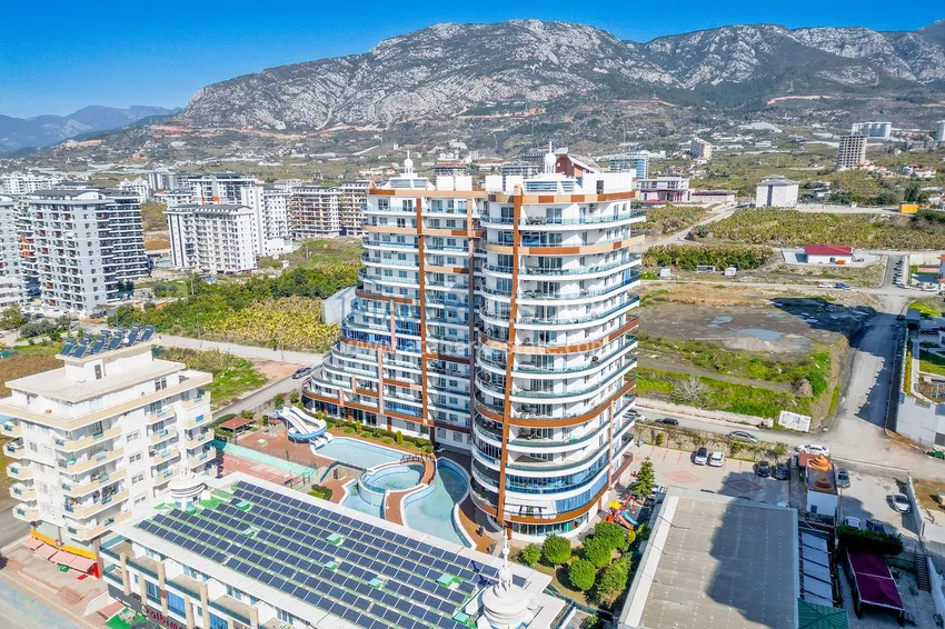 Apartment in Mahmutlar, one bedroom apartment with furniture and open mountain view 4 