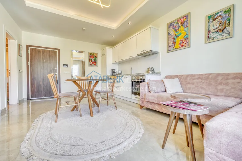 Purchase  Apartment in Mahmutlar, one bedroom apartment with furniture and open mountain view 5 