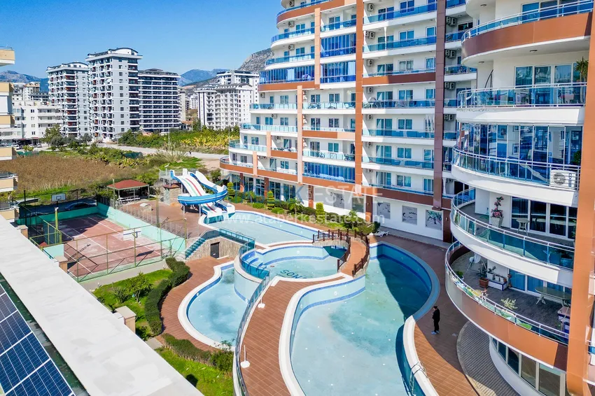 Apartment in Mahmutlar, one bedroom apartment with furniture and open mountain view 5 