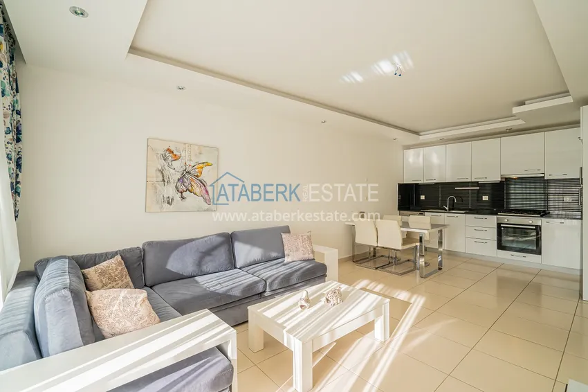 Purchase  Furnished apartment 1+1 in a complex with rich infrastructure - Alanya, Oba district 5 