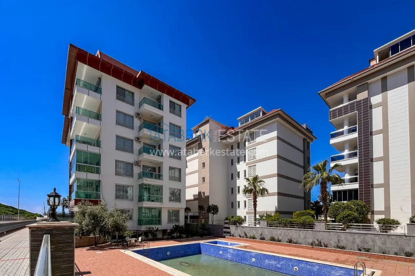 Apartment with direct sea view and citizenship opportunity - Alanya, Kestel 15 