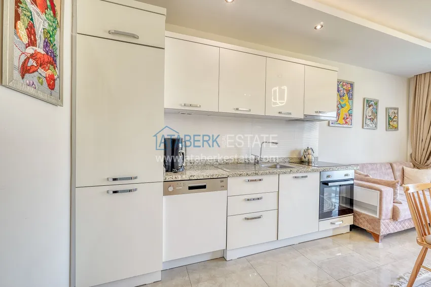 Purchase  Apartment in Mahmutlar, one bedroom apartment with furniture and open mountain view 7 