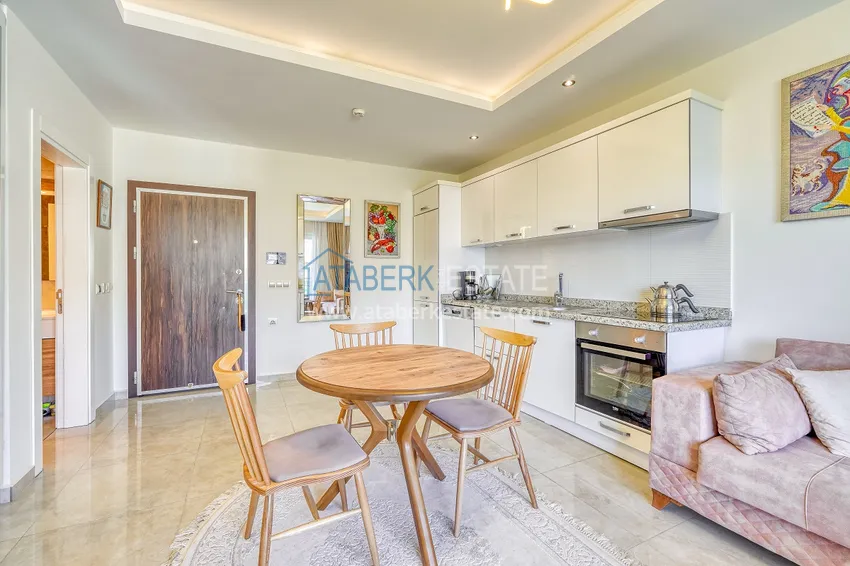 Purchase  Apartment in Mahmutlar, one bedroom apartment with furniture and open mountain view 8 