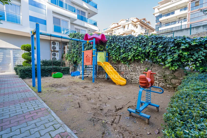 Furnished apartment 1+1 in a complex with rich infrastructure - Alanya, Oba district 7 