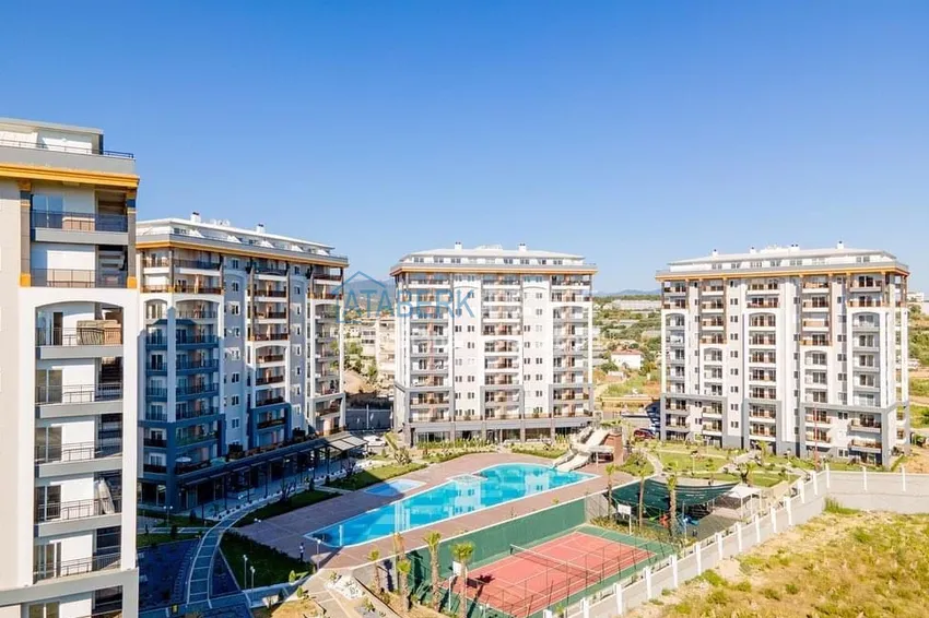 1+1 turnkey apartment in luxury residence with rich infrastructure - Avsallar, Alanya 1 