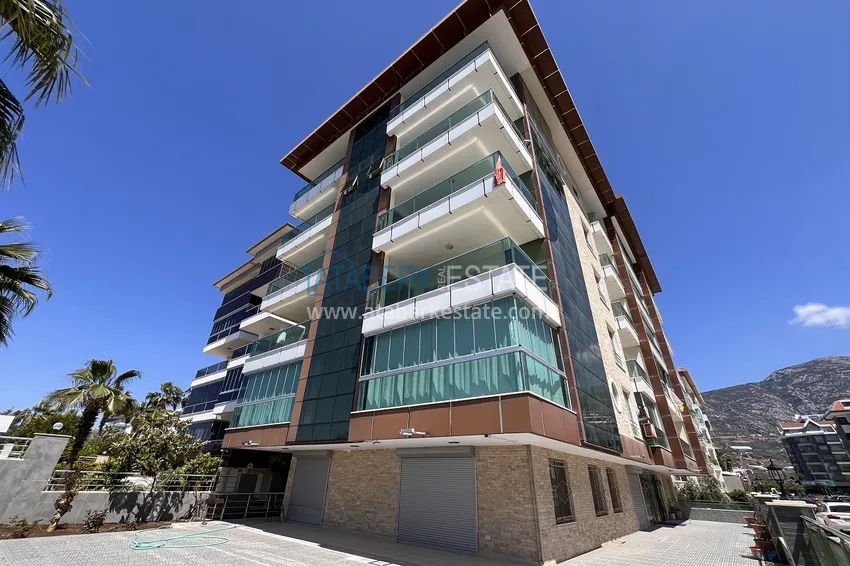 Apartment 2+1 with furniture and glazed balcony - first beach, Kestel district, Alanya 12 