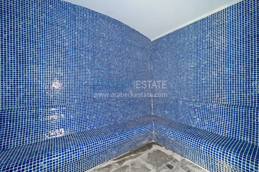 Cozy apartment 1+1 with furniture, glazed balcony and mountain view - Mahmutlar, Alanya 11 