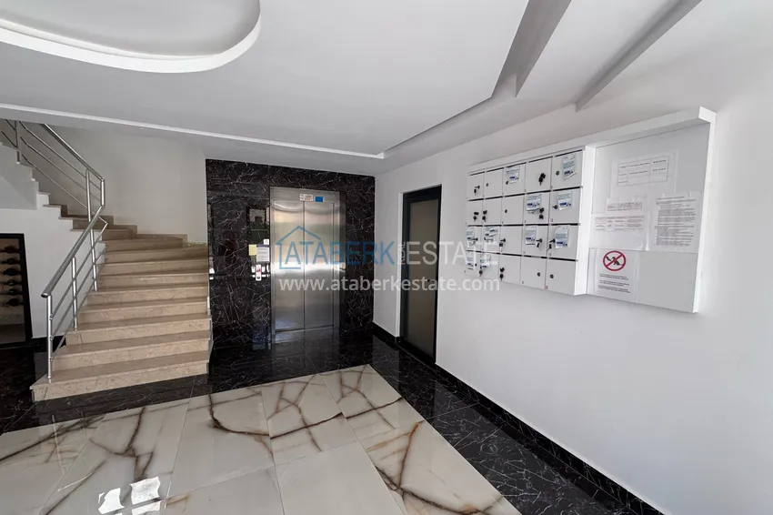 Penthouse 2+1 furnished with mountain view in Alanya, Mahmutlar district 14 