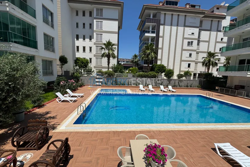 Apartment 2+1 with furniture and glazed balcony - first beach, Kestel district, Alanya 14 