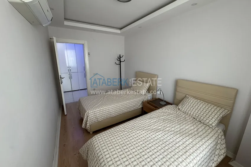 Purchase  Apartment 2+1 with furniture and glazed balcony - first beach, Kestel district, Alanya 14 