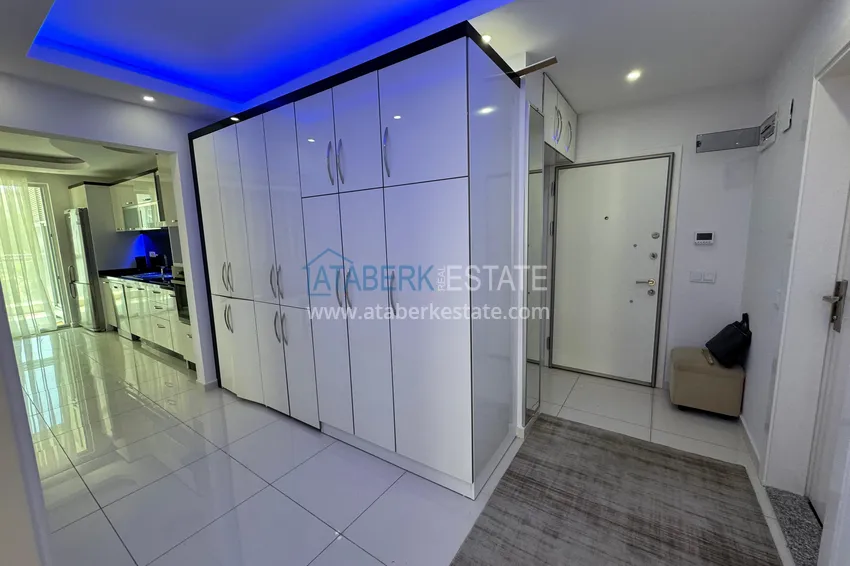 Purchase  Apartment 2+1 with furniture and glazed balcony - first beach, Kestel district, Alanya 1 