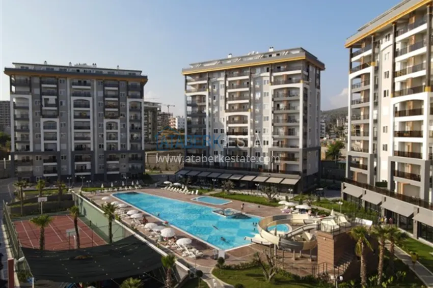 1+1 turnkey apartment in luxury residence with rich infrastructure - Avsallar, Alanya 5 