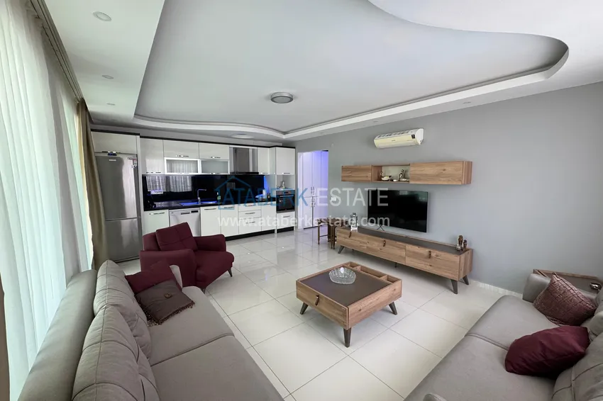 Purchase  Apartment 2+1 with furniture and glazed balcony - first beach, Kestel district, Alanya 4 