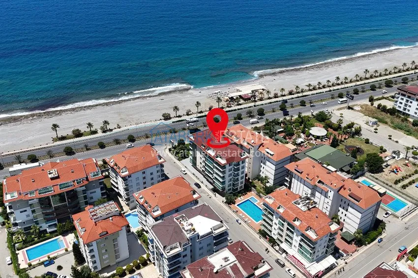 Apartment 2+1 with furniture and glazed balcony - first beach, Kestel district, Alanya 4 
