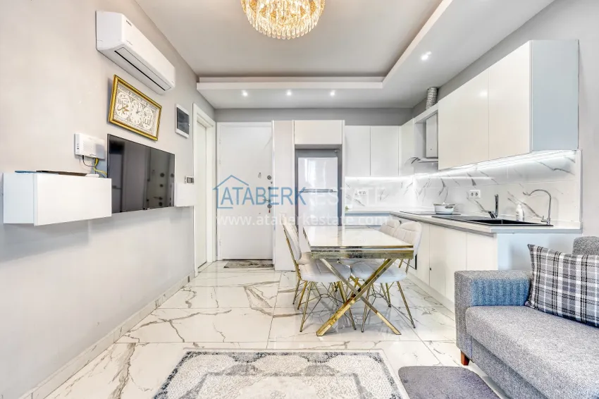 Purchase Cozy apartment 1+1 with furniture, glazed balcony and mountain view - Mahmutlar, Alanya 4 