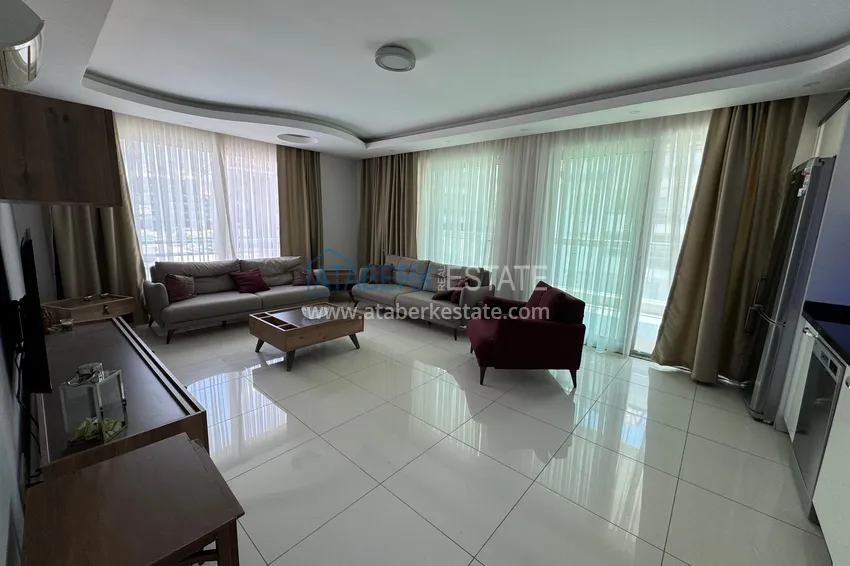 Purchase  Apartment 2+1 with furniture and glazed balcony - first beach, Kestel district, Alanya 5 