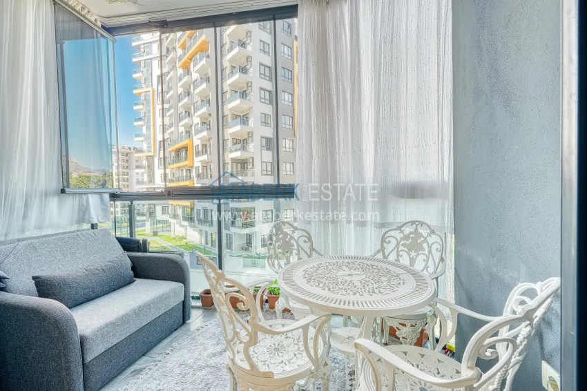 Purchase Cozy apartment 1+1 with furniture, glazed balcony and mountain view - Mahmutlar, Alanya 5 