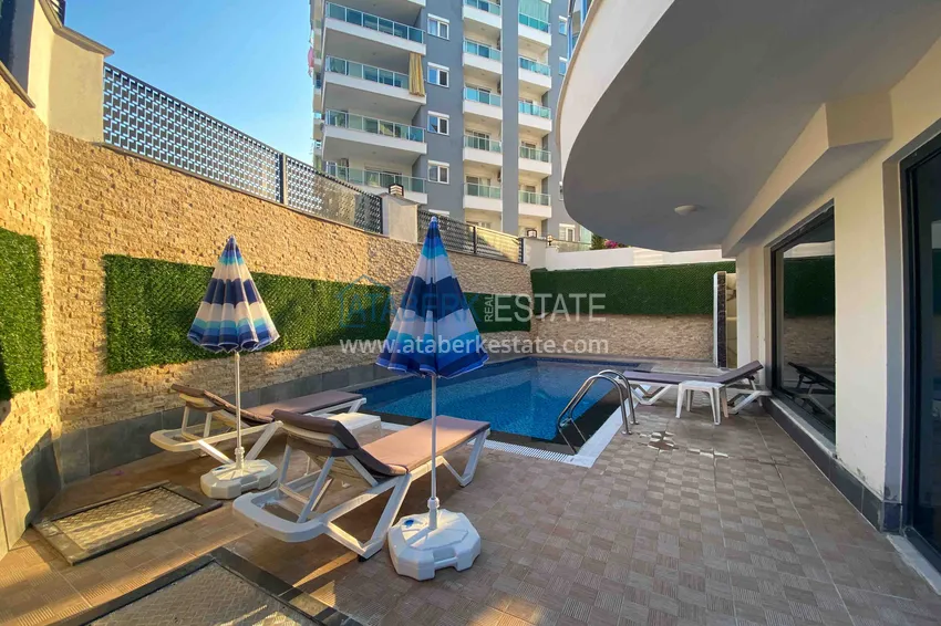 Penthouse 2+1 furnished with mountain view in Alanya, Mahmutlar district 8 