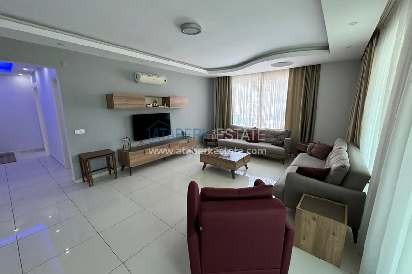 Purchase  Apartment 2+1 with furniture and glazed balcony - first beach, Kestel district, Alanya 6 