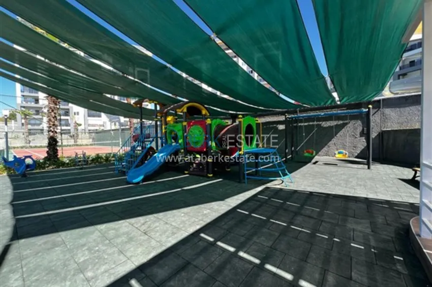 1+1 turnkey apartment in luxury residence with rich infrastructure - Avsallar, Alanya 11 