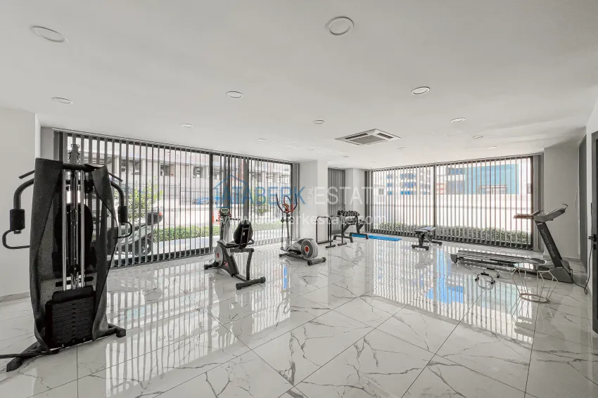 Cozy apartment 1+1 with furniture, glazed balcony and mountain view - Mahmutlar, Alanya 8 