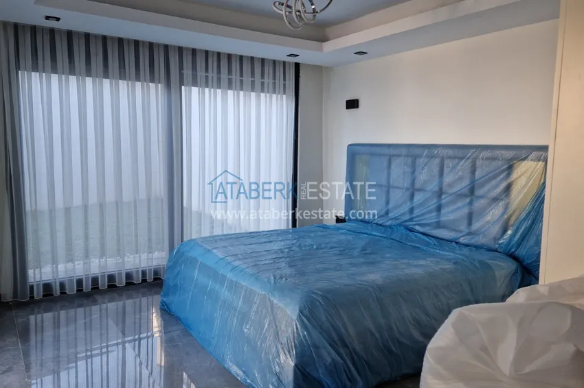 Purchase  View three-storey furnished villa in Kargycak, Alanya - suitable for citizenship 11 