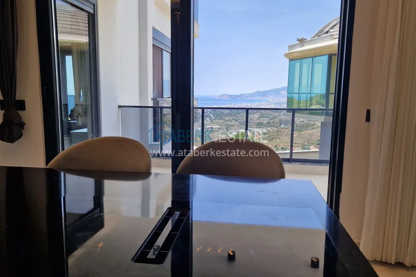 Purchase  View three-storey furnished villa in Kargycak, Alanya - suitable for citizenship 14 