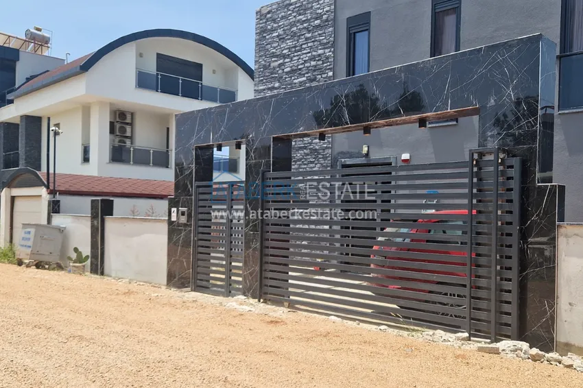 View three-storey furnished villa in Kargycak, Alanya - suitable for citizenship 4 