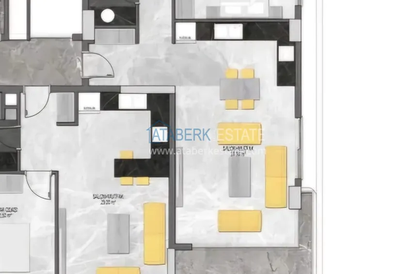 Buy cheap Primary property - 2+1 apartment in a premium complex, Alanya Tosmur district 1 