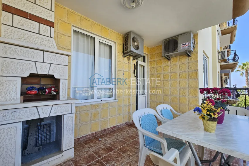 Purchase Two-bedroom apartment with furniture and sea view - first coastal apartment, Kestel Alanya 13 