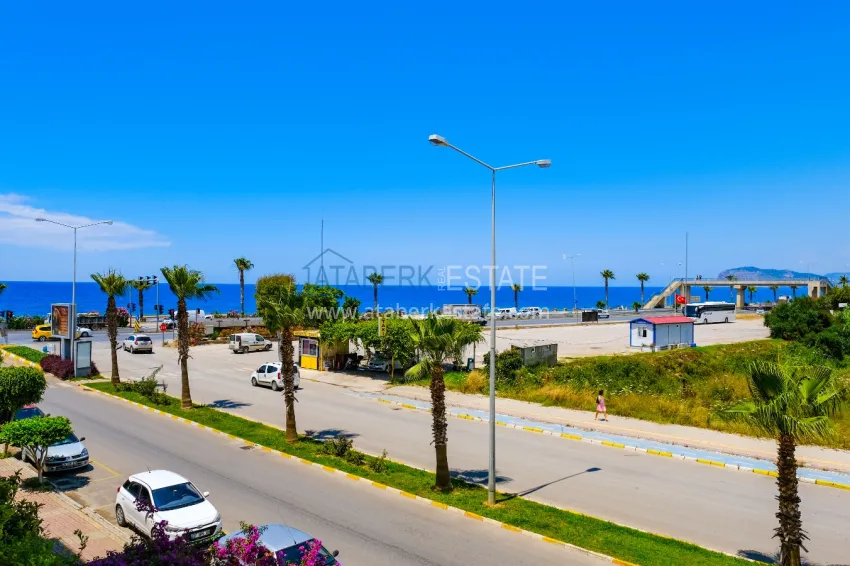 Purchase Two-bedroom apartment with furniture and sea view - first coastal apartment, Kestel Alanya 14 