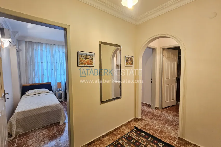 Purchase Two-bedroom apartment with furniture and sea view - first coastal apartment, Kestel Alanya 1 