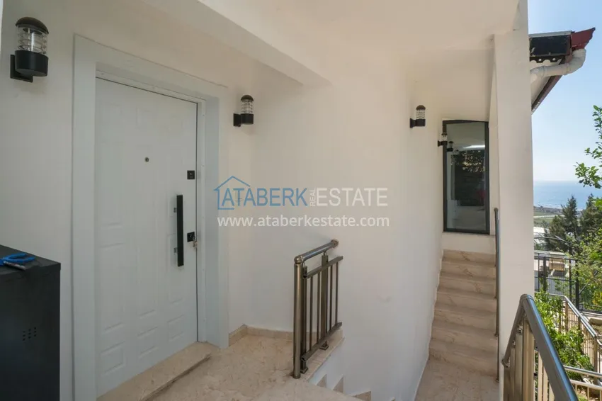 A three-storey villa with furniture in the Demirtash area. Real estate in Alanya for residence permit and citizenship 5 