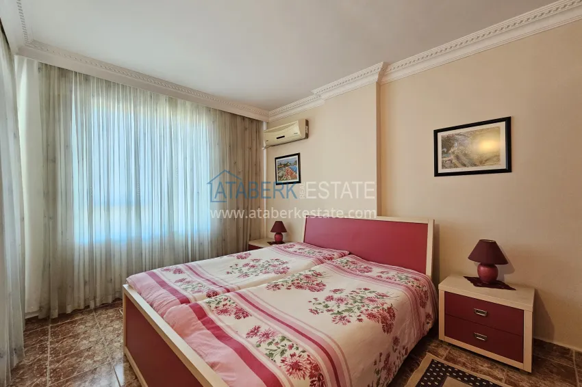 Purchase Two-bedroom apartment with furniture and sea view - first coastal apartment, Kestel Alanya 7 