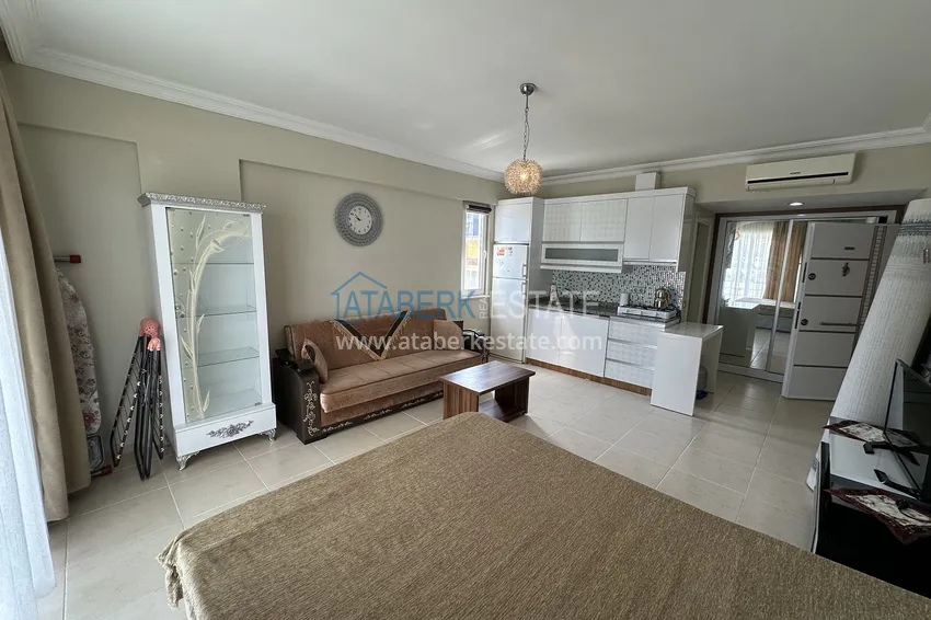 Purchase Liquid studio apartment with furniture in Alanya, Mahmutlar district 1 