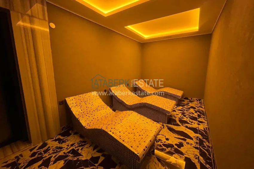 Spacious 3+1 duplex with a separate kitchen and mountain views — Oba district, Alanya 21 