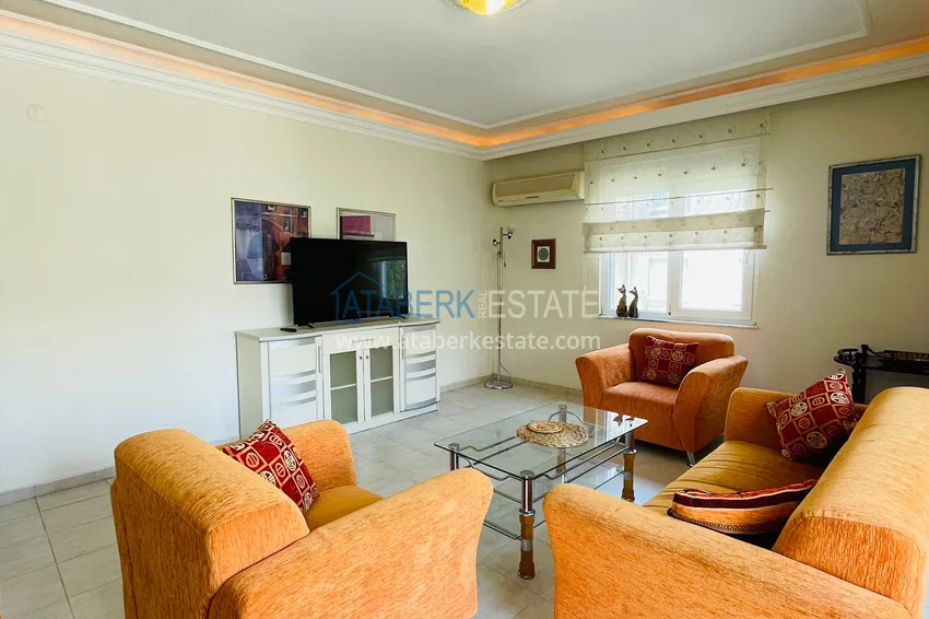 Purchase Apartment 2+1 with furniture, suitable for a residence permit — Alanya center, Cleopatra beach area 3 