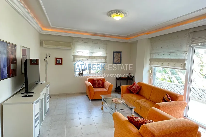 Purchase Apartment 2+1 with furniture, suitable for a residence permit — Alanya center, Cleopatra beach area 5 