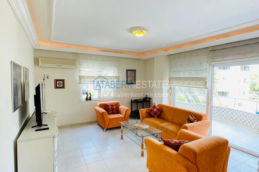 Purchase Apartment 2+1 with furniture, suitable for a residence permit — Alanya center, Cleopatra beach area 6 