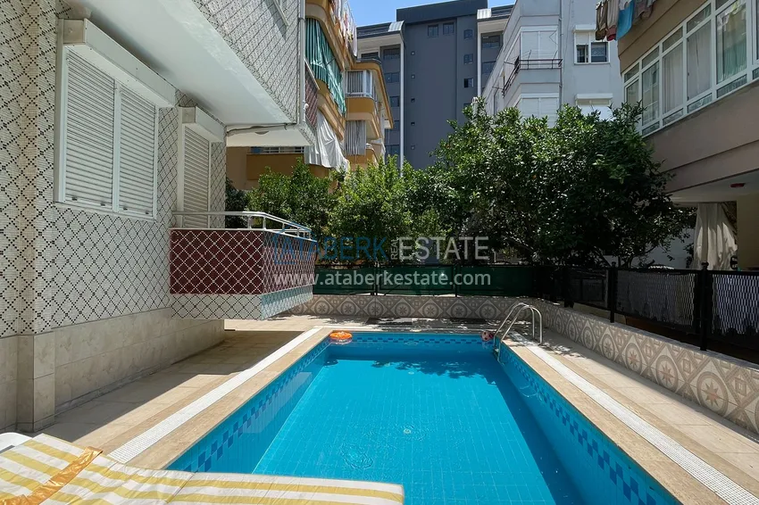 Apartment 2+1 with furniture, suitable for a residence permit — Alanya center, Cleopatra beach area 8 